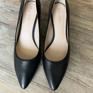Cole Haan 5.5B Black Pumps (2 inch heel).